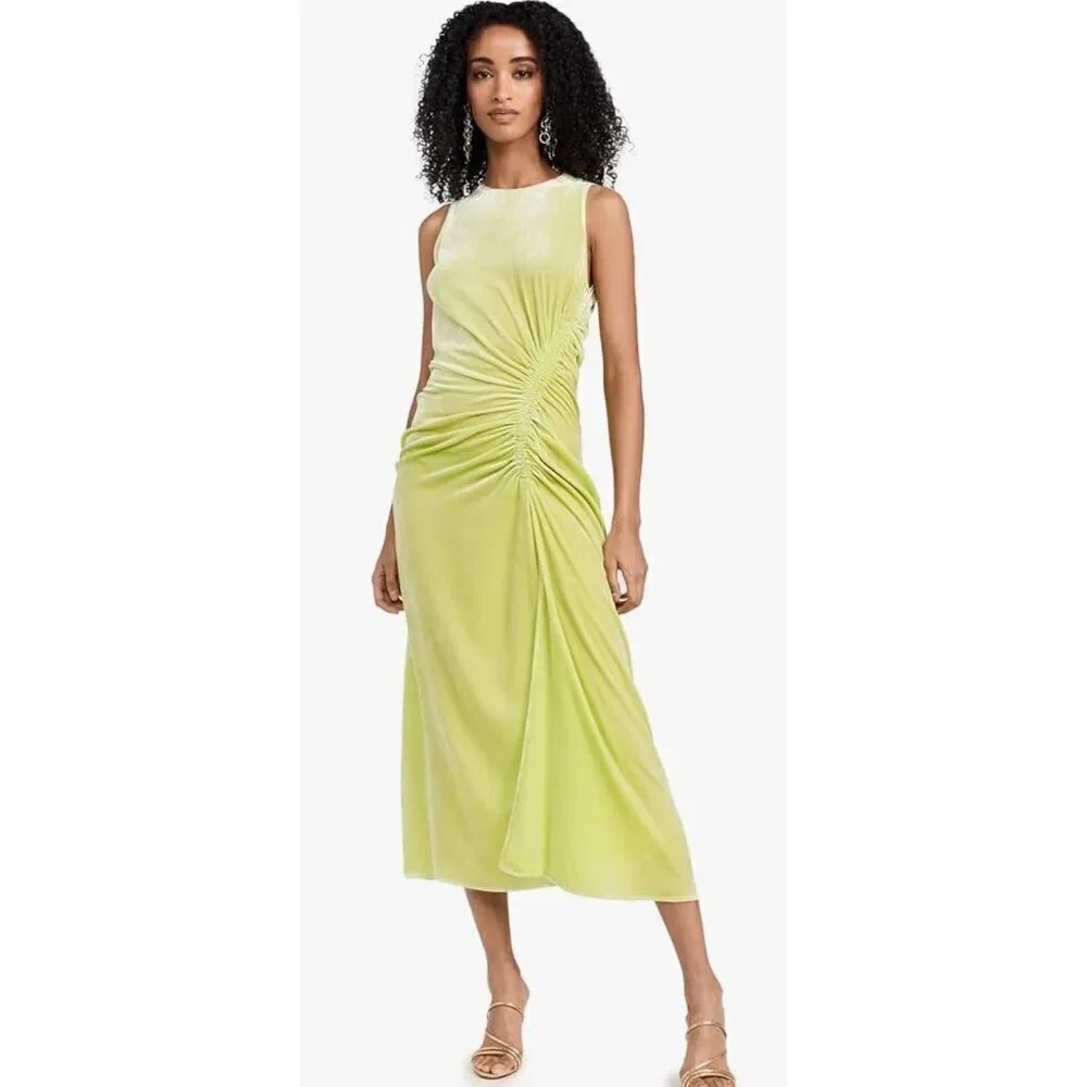 Ulla Johnson Women's Cornelia Dress in Pistachio Green NWT Size 4